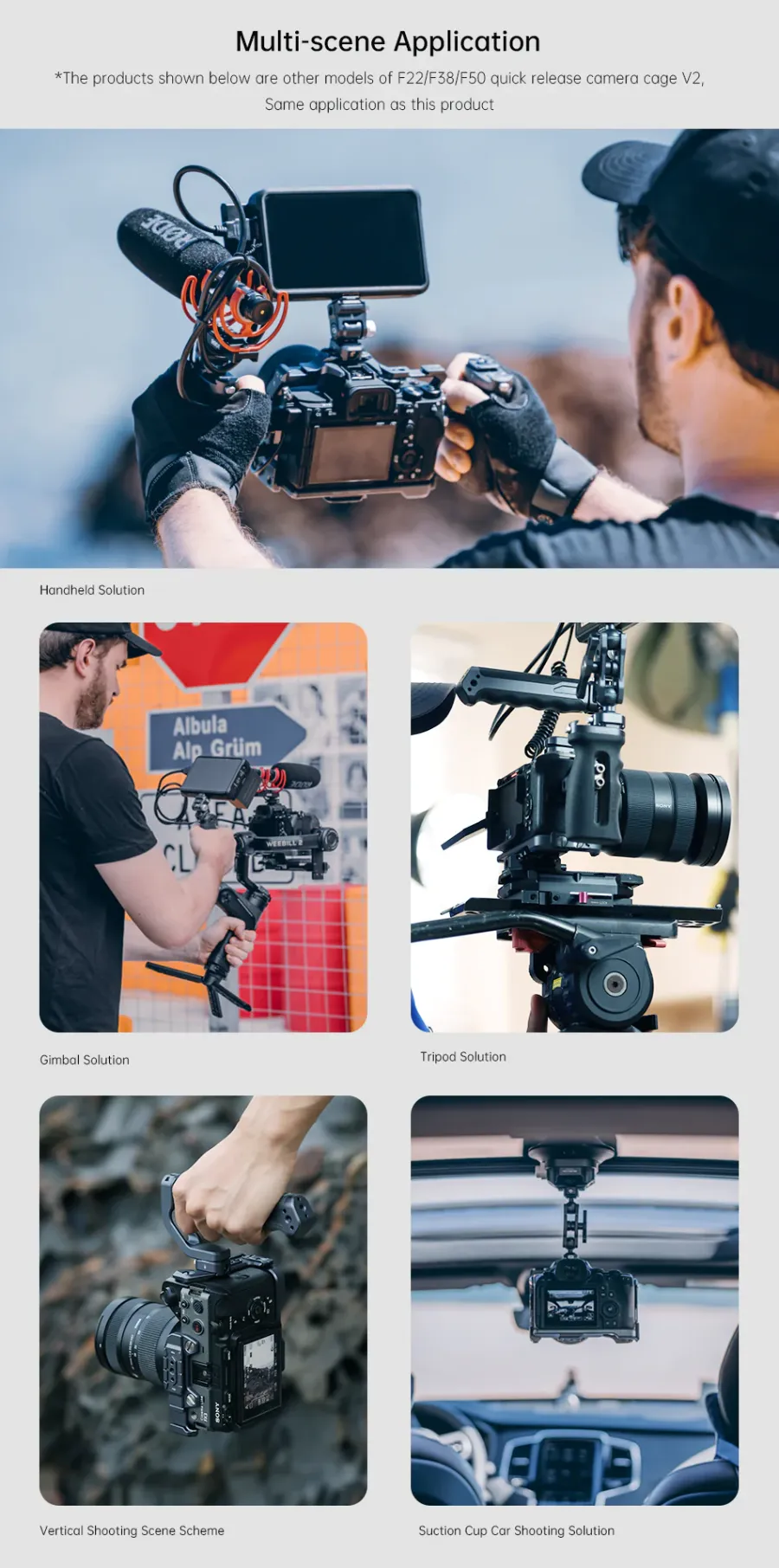 Falcam 3297 F22&amp;F38&amp;F50 Quick Release Camera Cage Base V2 (For SONY A7M3/ A7S3/A7R4) by  in  - EC MALL