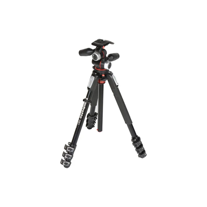 Manfrotto 190X PRO4–3 Way Head Aluminum Tripod Kit by  in  - EC MALL