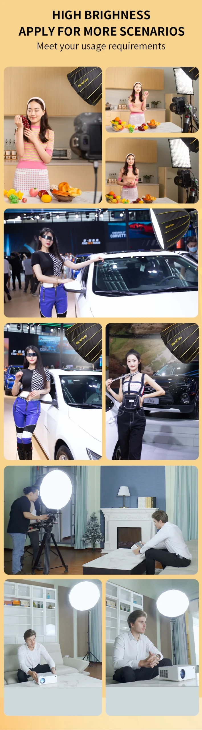 NiceFoto LV-6000A LED Video Light by  in  - EC MALL