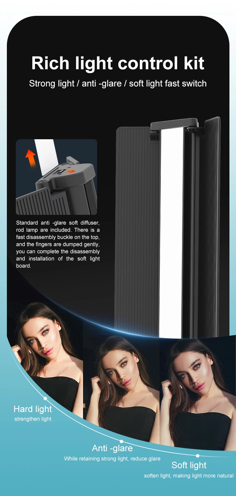 NiceFoto TC-C2 RGB LED Video Light by  in  - EC MALL