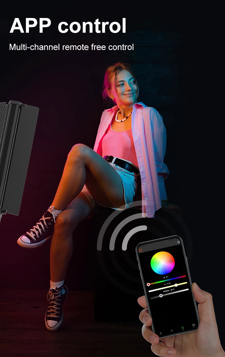 NiceFoto TC-C2 RGB LED Video Light by  in  - EC MALL