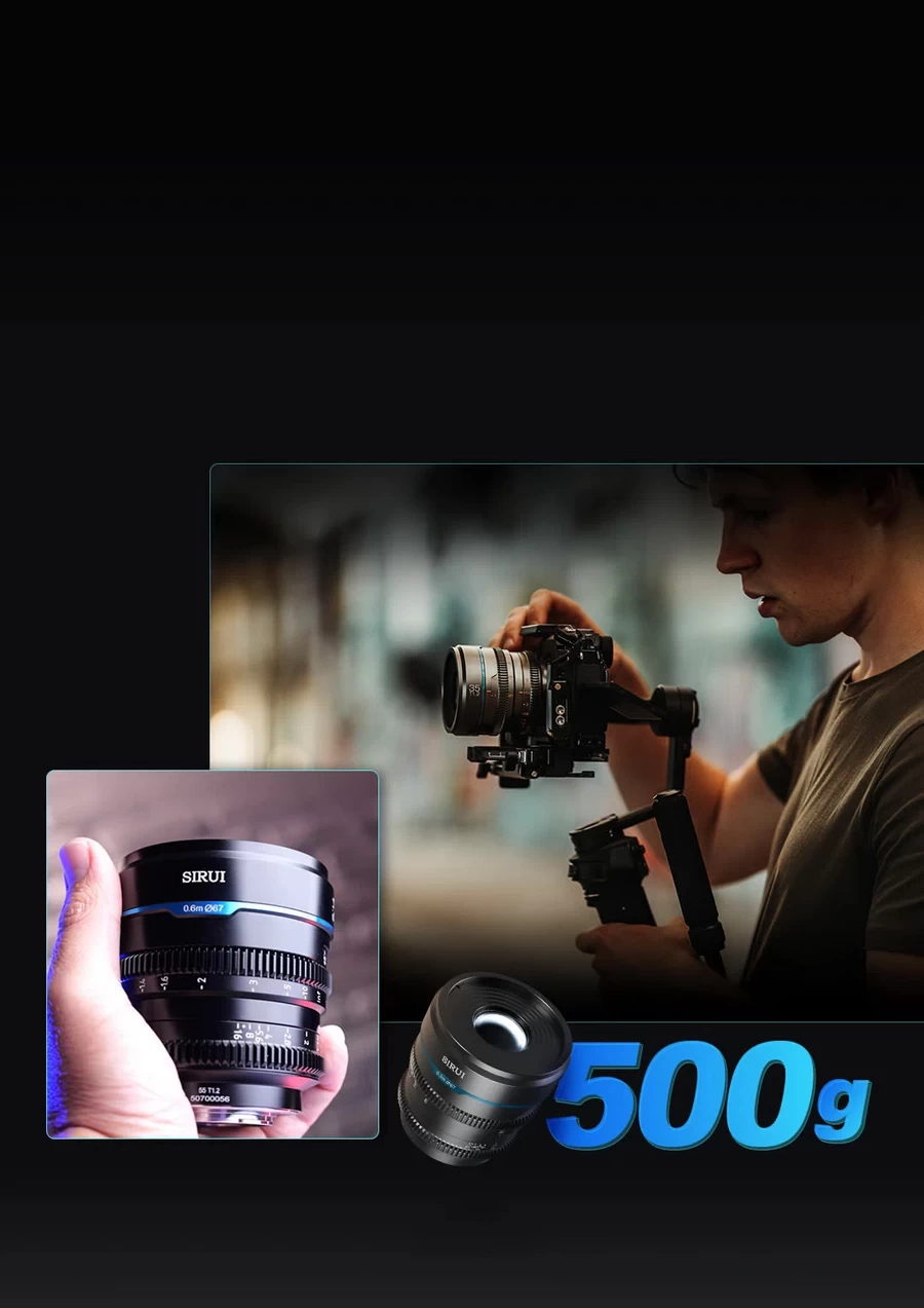 Sirui Nightwalker 24&amp;35&amp;55mm T1.2 S35 Lens Set by  in  - EC MALL