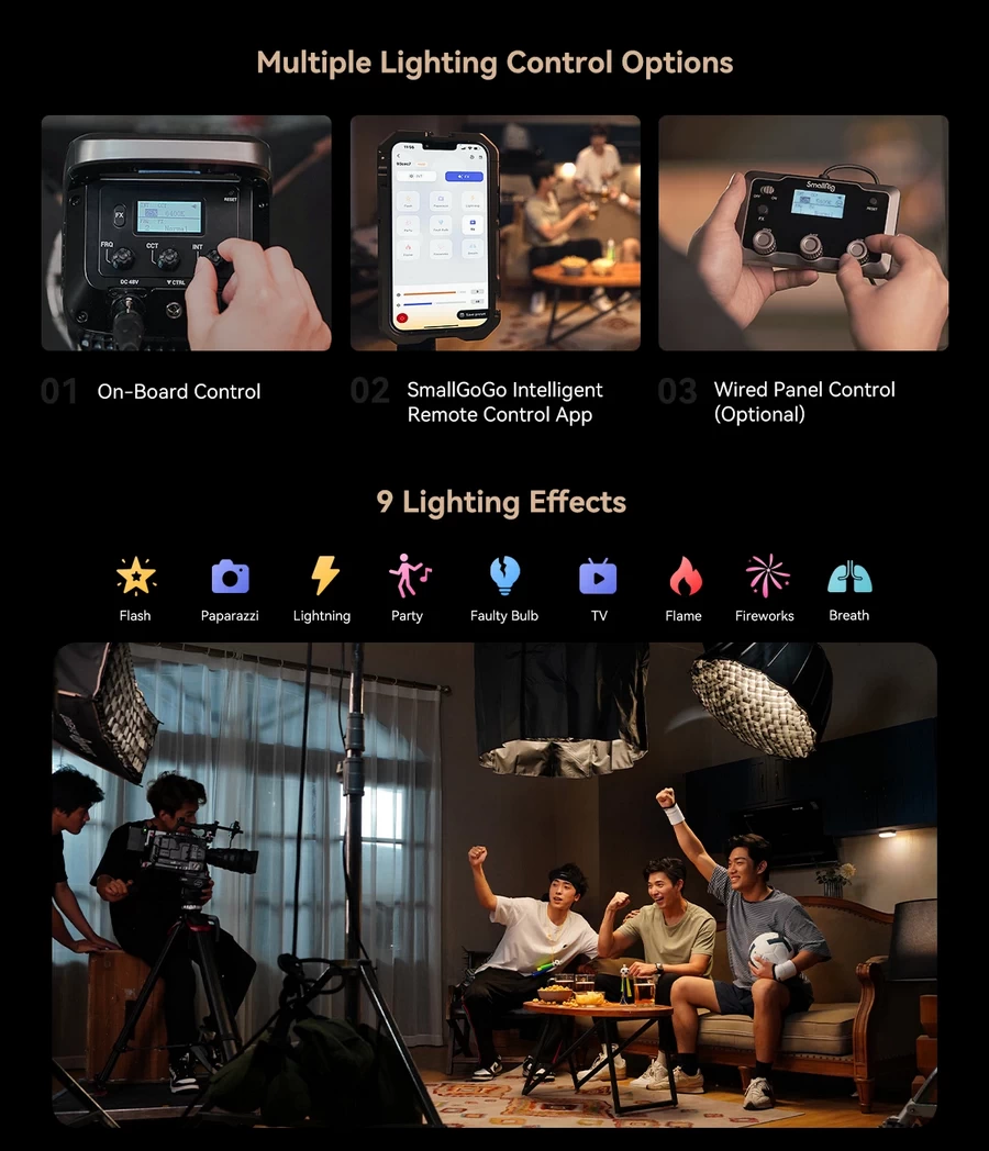 SmallRig 3975 RC450B COB LED Video Light(US) by  in  - EC MALL