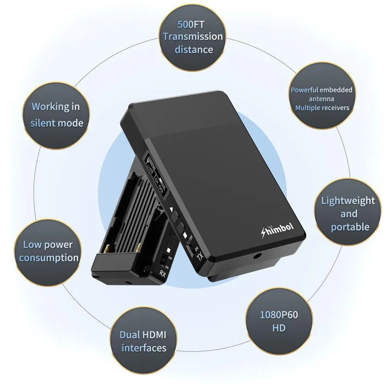 Shimbol ZO500 Wireless Video Transmission System by  in  - EC MALL