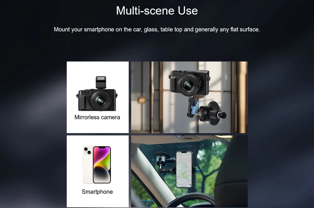 Sirui Alien Series Suction Cup Mounting Kit by  in  - EC MALL