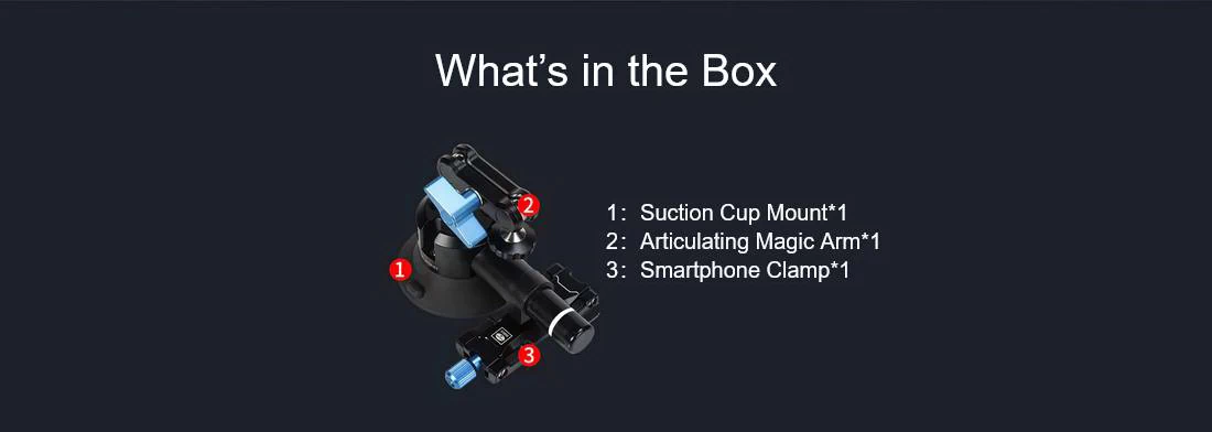 Sirui Alien Series Suction Cup Mounting Kit by  in  - EC MALL
