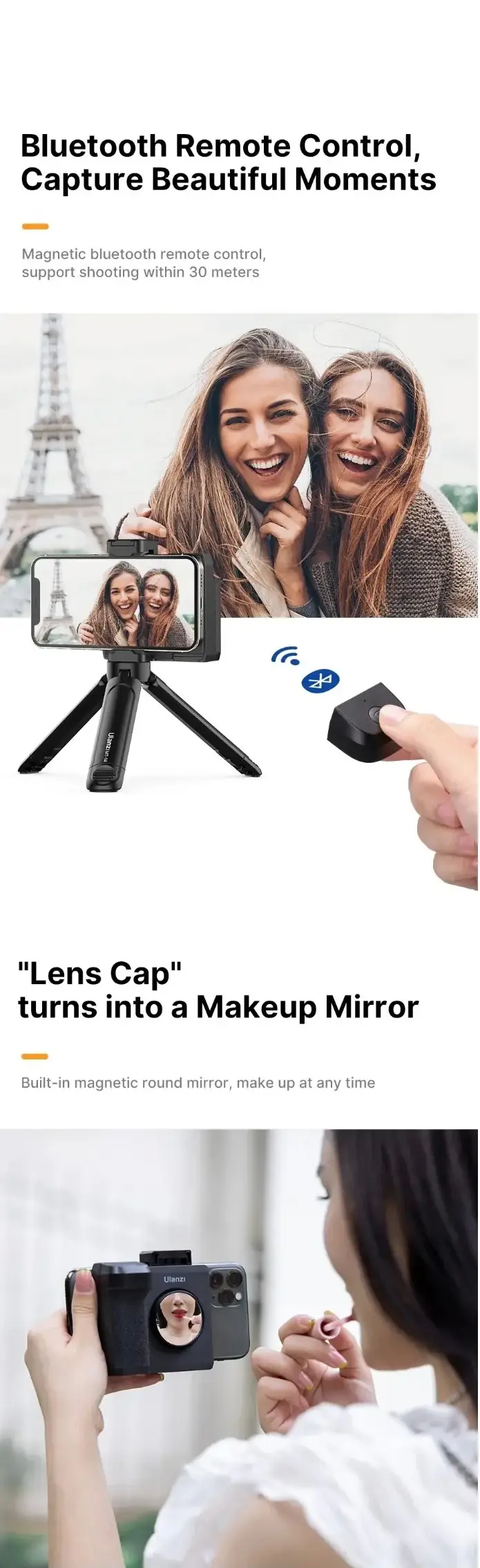 Ulanzi CG01 Bluetooth Smartphone CapGrip II by  in  - EC MALL