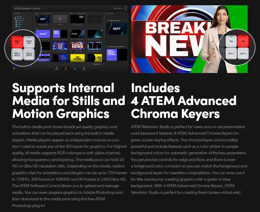 Blackmagic Design ATEM Television Studio 4K8 by in - EC MALL