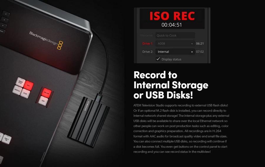 Blackmagic Design ATEM Television Studio 4K8 by in - EC MALL