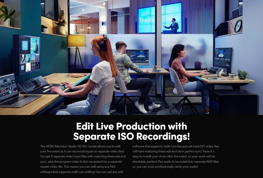 Blackmagic Design ATEM Television Studio 4K8 by  in  - EC MALL