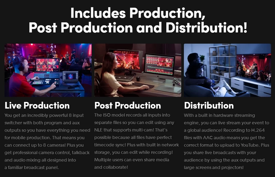 Blackmagic Design ATEM Television Studio 4K8 by in - EC MALL