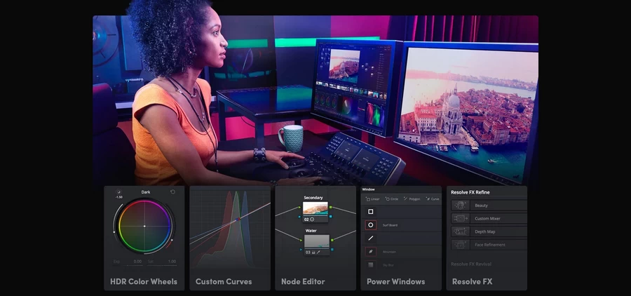 Blackmagic Design DaVinci Resolve Studio (License) by  in  - EC MALL
