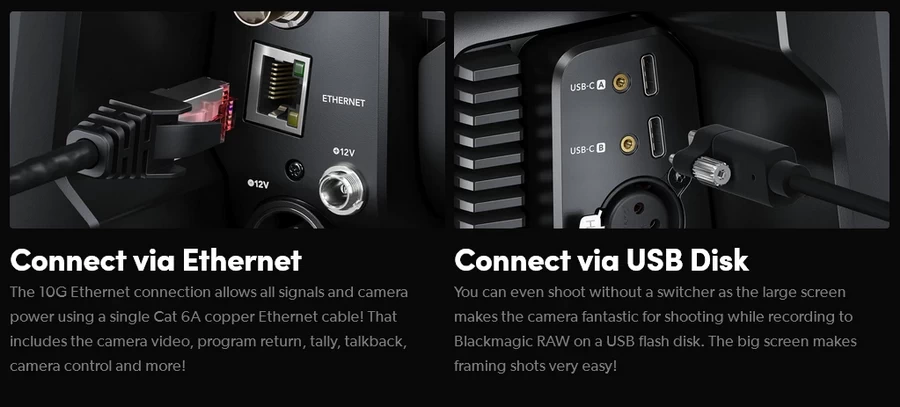 Blackmagic Studio Camera 4K Plus G2 by  in  - EC MALL