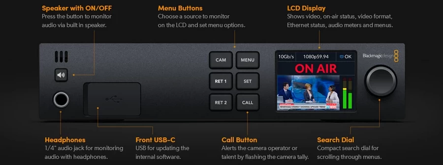 Blackmagic Studio Camera 4K Plus G2 by  in  - EC MALL