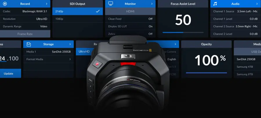 Blackmagic Micro Studio Camera 4K G2 by  in  - EC MALL