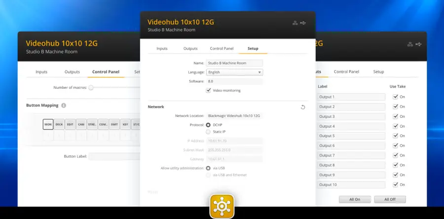 Blackmagic Videohub 80x80 12G by  in  - EC MALL