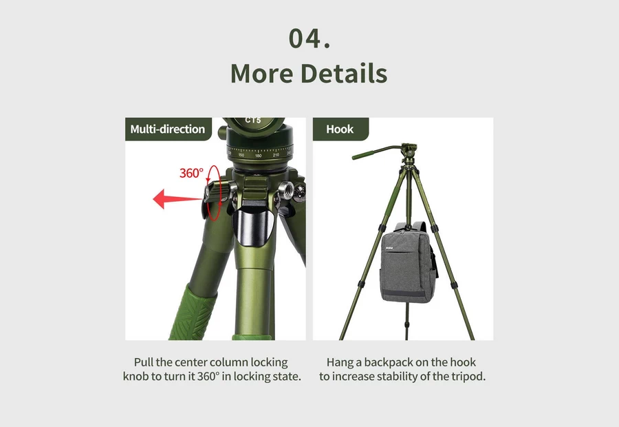 Sirui GT04+GT5 Pilot Series Video Tripod Kit by  in  - EC MALL