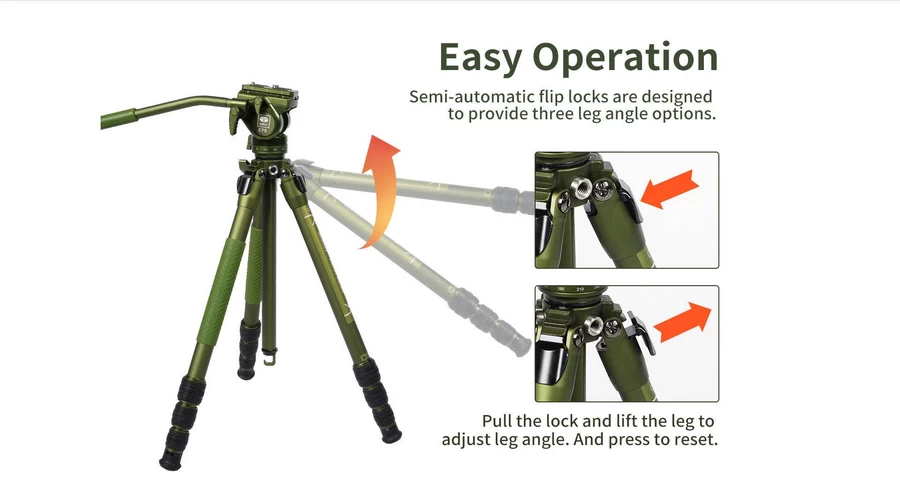 Sirui GT04+GT5 Pilot Series Video Tripod Kit by  in  - EC MALL