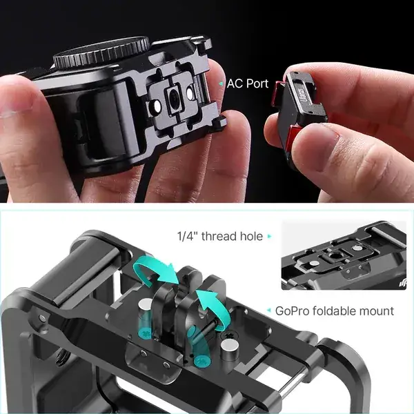 Ulanzi OA 14 DJI Osmo Action 3 Metal Cage by  in  - EC MALL