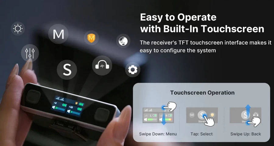 Ulanzi U Mic AM18 Wireless Pro Microphone by  in  - EC MALL