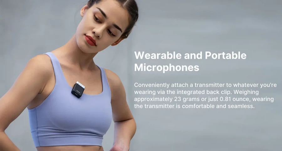 Ulanzi U Mic AM18 Wireless Pro Microphone by  in  - EC MALL