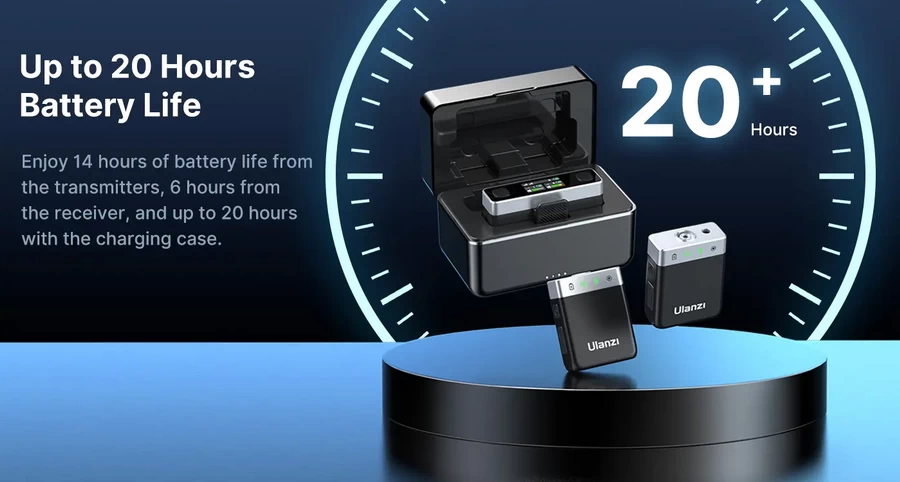 Ulanzi U Mic AM18 Wireless Pro Microphone by  in  - EC MALL