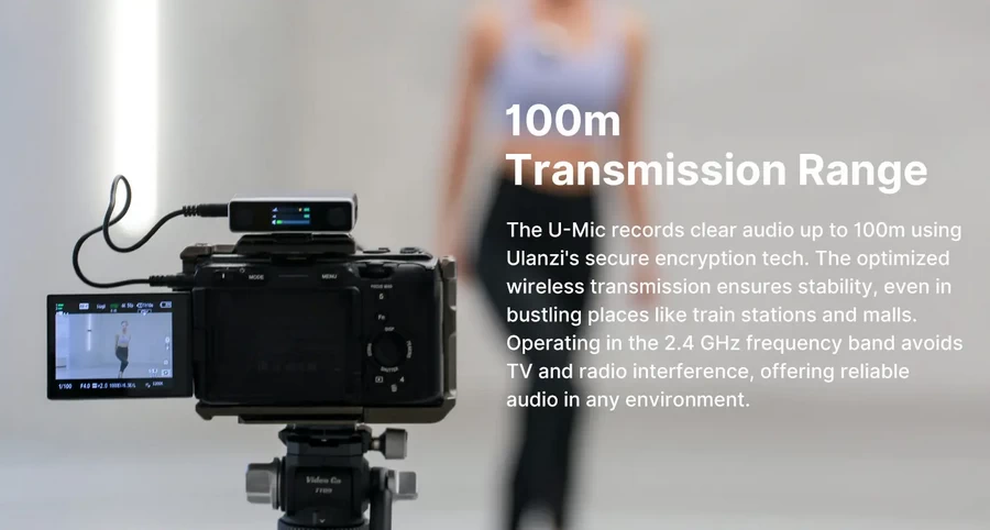 Ulanzi U Mic AM18 Wireless Pro Microphone by  in  - EC MALL