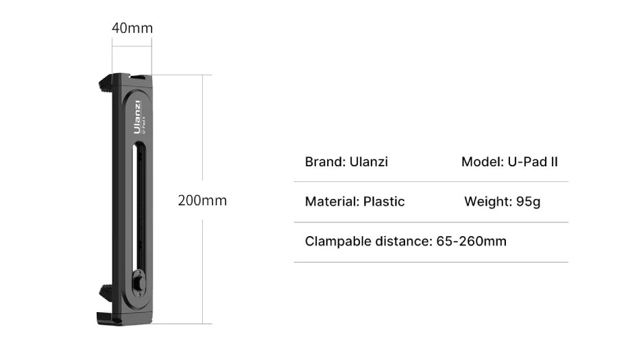 Ulanzi U-Pad Ⅱ Plastic Ipad Tripod Mount by  in  - EC MALL
