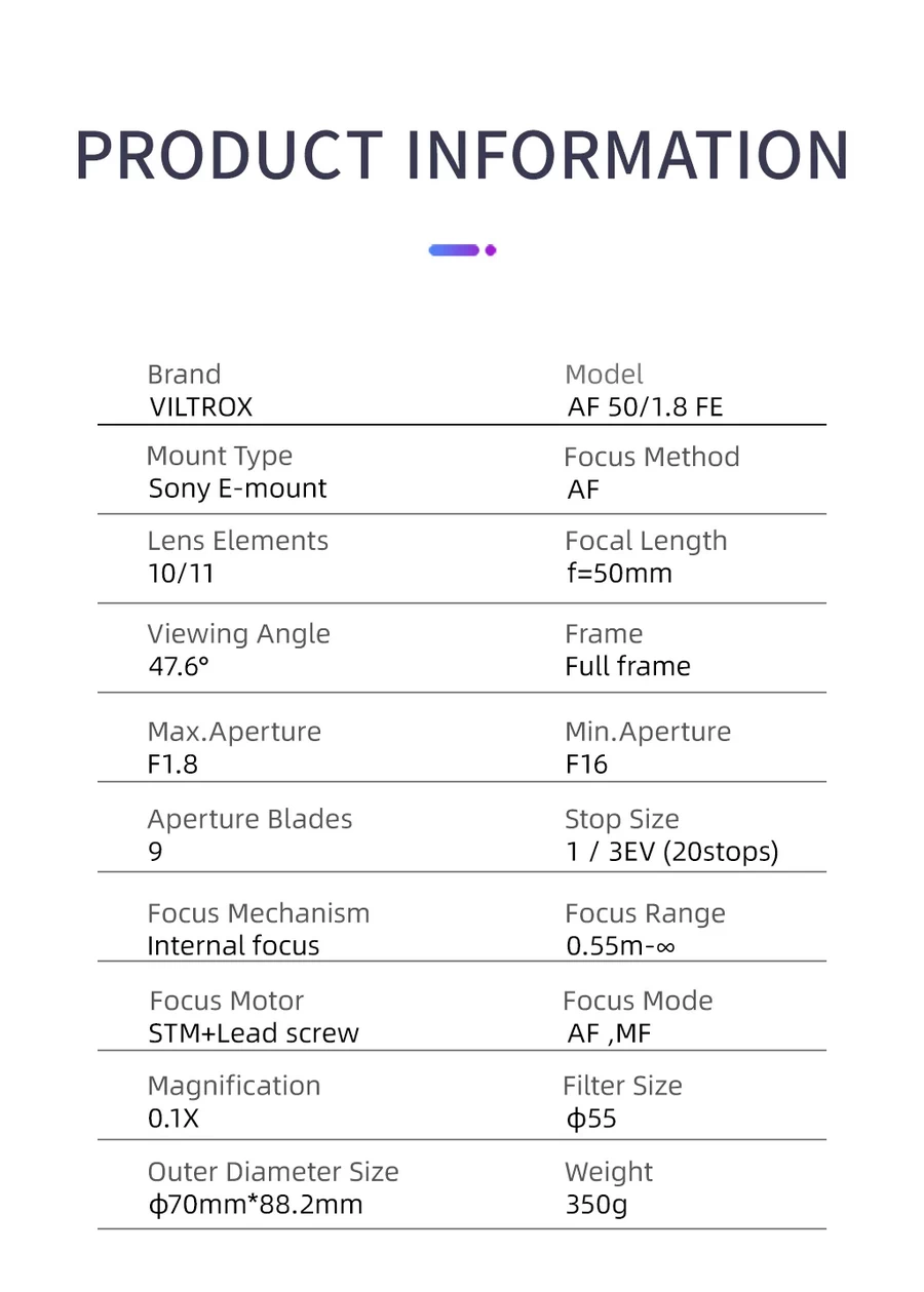 Viltrox AF 50mm f/1.8 Lens by  in  - EC MALL