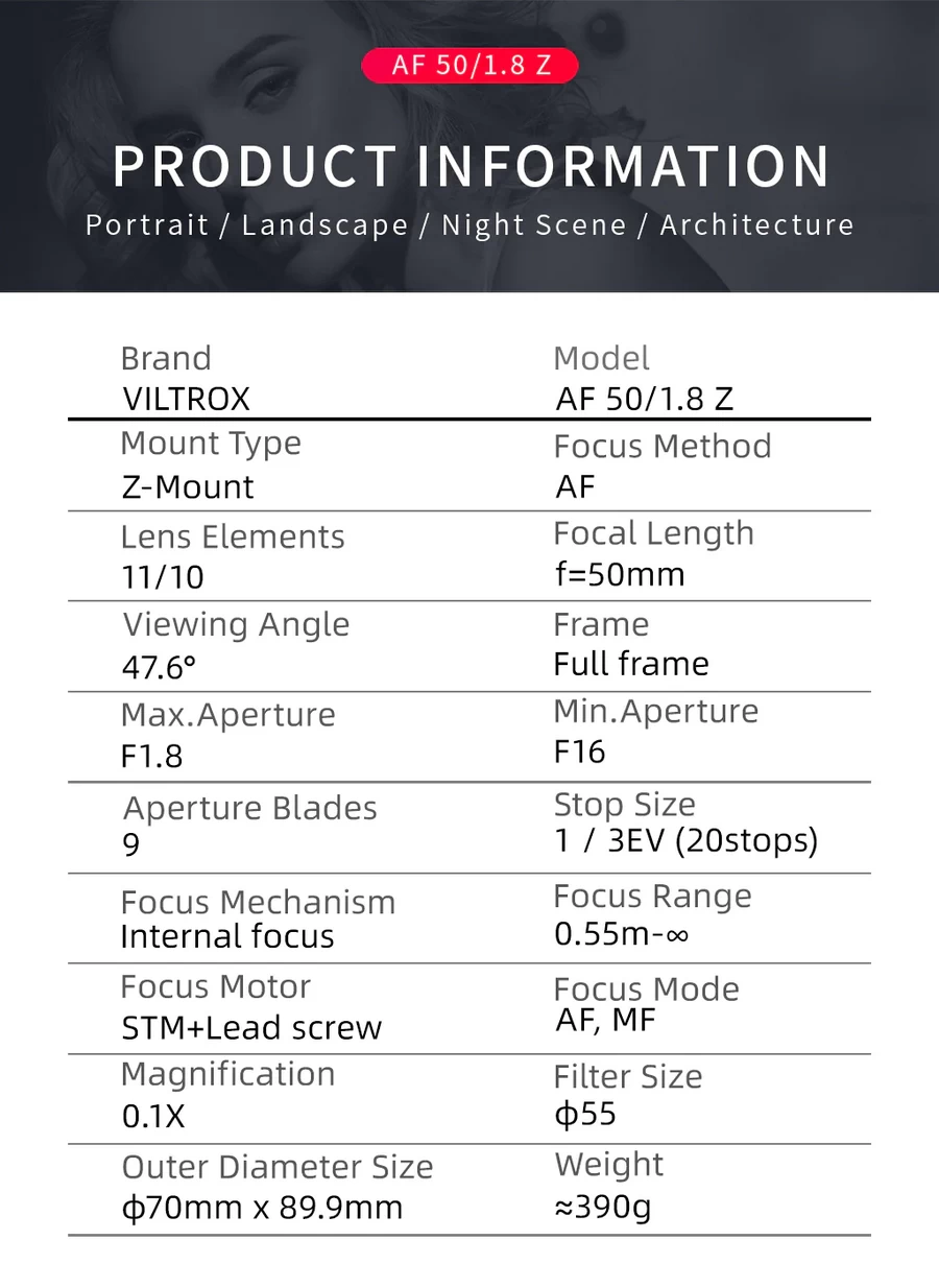 Viltrox AF 50mm f/1.8 Lens by  in  - EC MALL