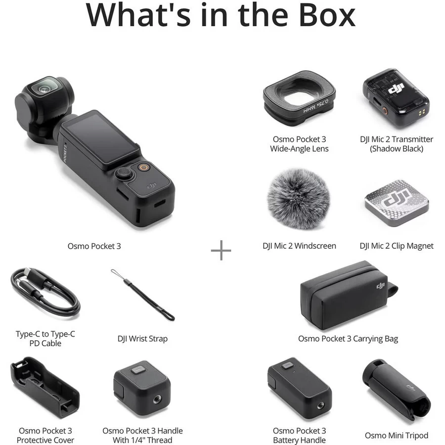 DJI Osmo Pocket 3 / DJI Osmo Pocket 3 Creator Combo by  in  - EC MALL