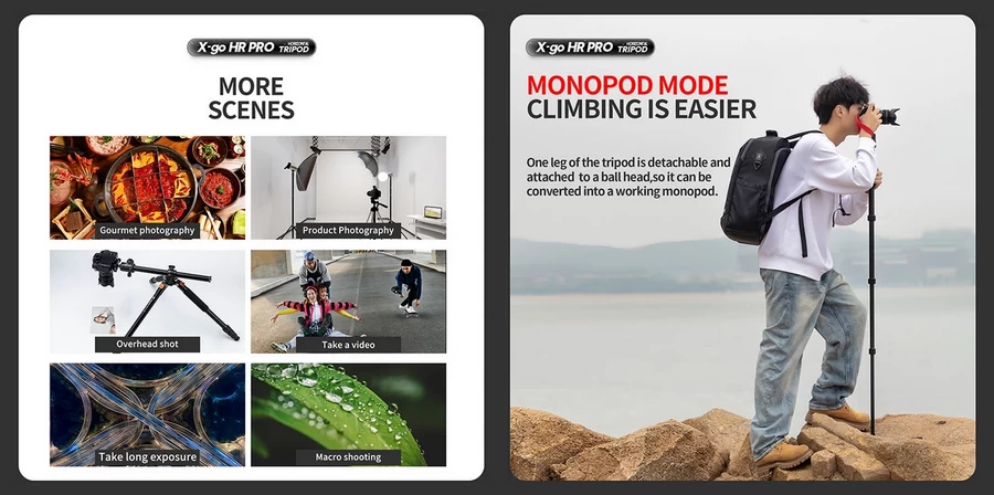 Fotopro X-GO HR PRO Tripod with Ball Head FPH-52Q by  in  - EC MALL