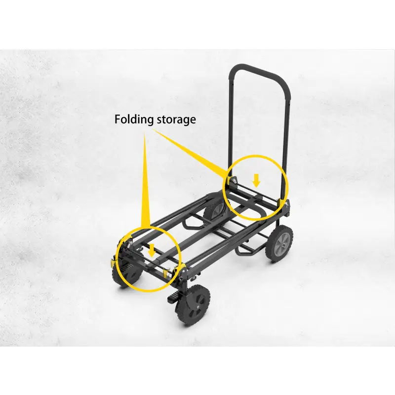 Greenbull Portable Video Production Camera Cart C90 รถเข็นกองถ่ายแบบพับเก็บได้สำหรับจัดเก็บอุปกรณ์ถ่ายทำภาพยนตร์กองถ่าย by in - EC MALL