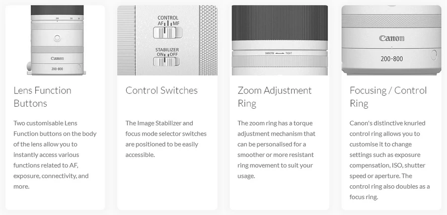 Canon RF 200-800mm f/6.3-9 IS USM Lens by  in  - EC MALL