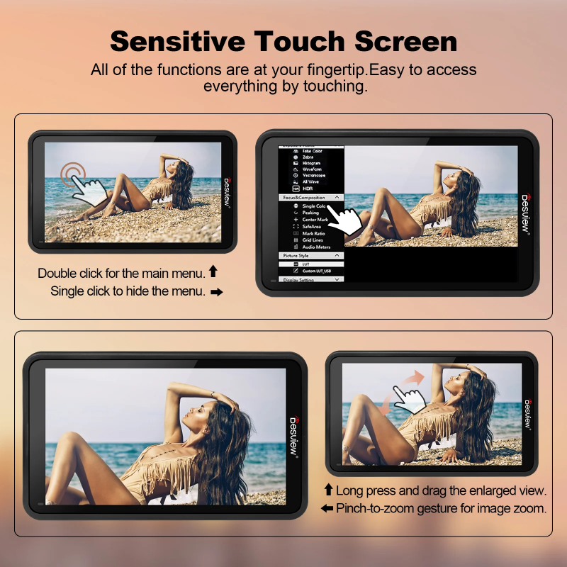 Desview R5II 5.5" On-Camera Touch Monitor by  in  - EC MALL
