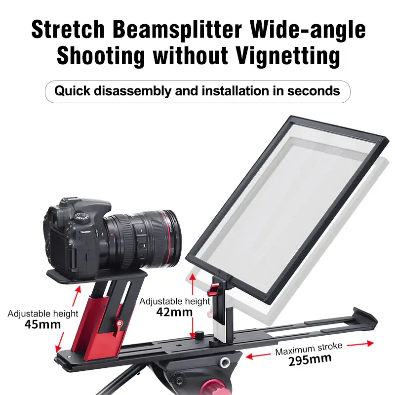 Desview TP150 Portable Teleprompter for Tablets and Smartphones by  in  - EC MALL