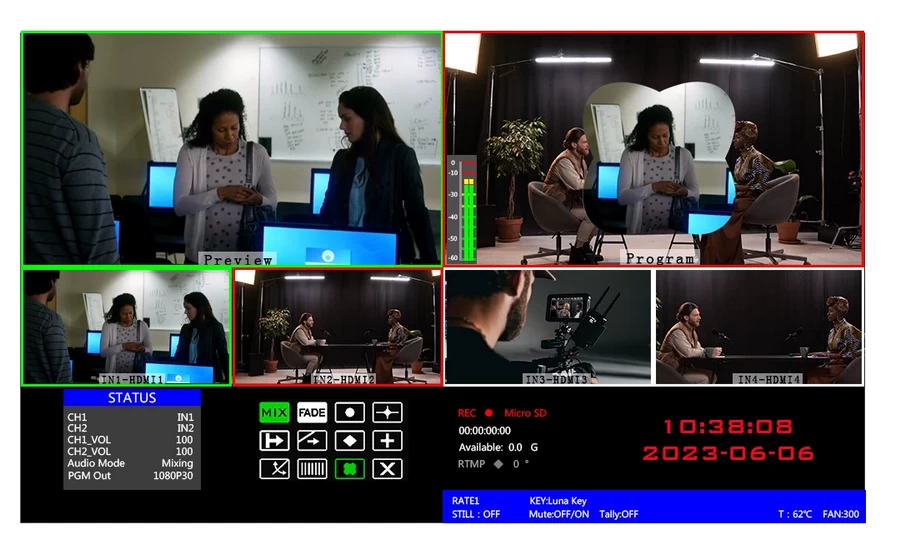 DeviceWell HDS8301 4-CH HD Video Switcher by  in  - EC MALL