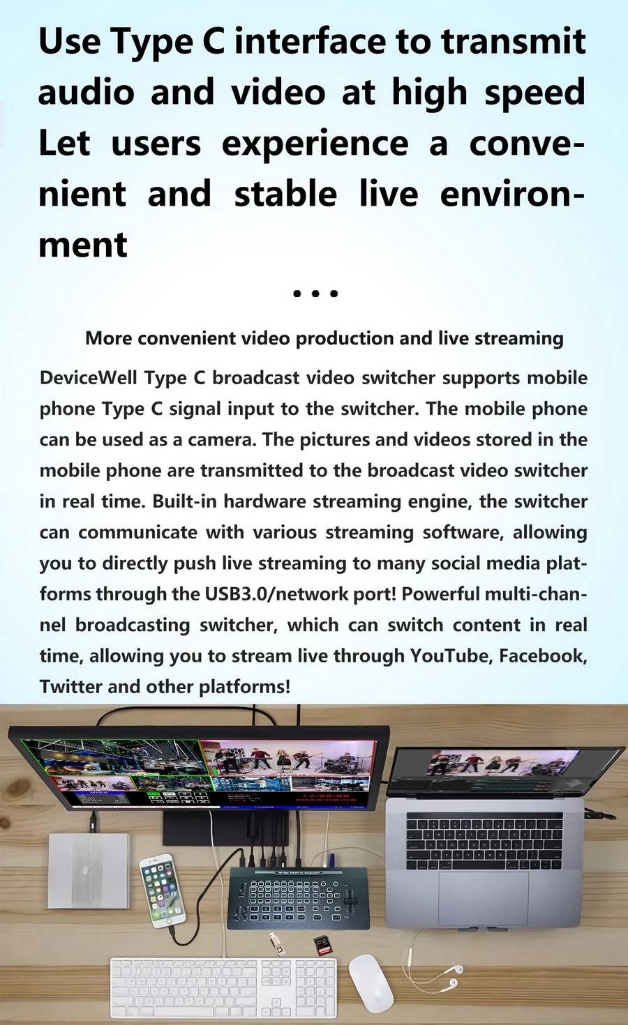 DeviceWell HDS7308 8-CH Video Switcher by  in  - EC MALL