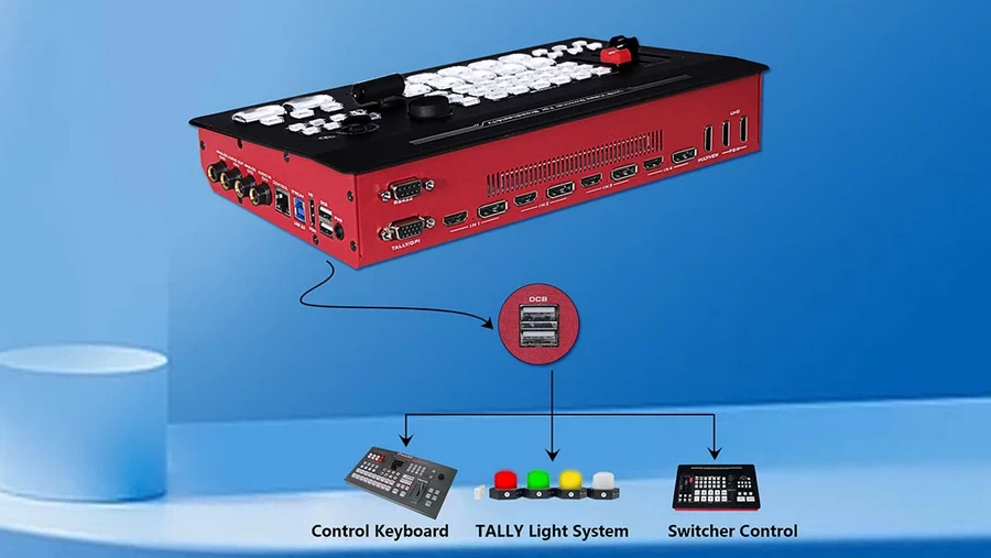 DeviceWell UHS7108 8-CH 4K60 UHD Switcher by  in  - EC MALL