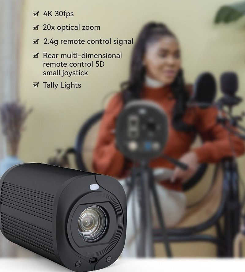 HDKATOV KT-S10DHN 4K 20x Ultra HD Broadcast Camera by  in  - EC MALL