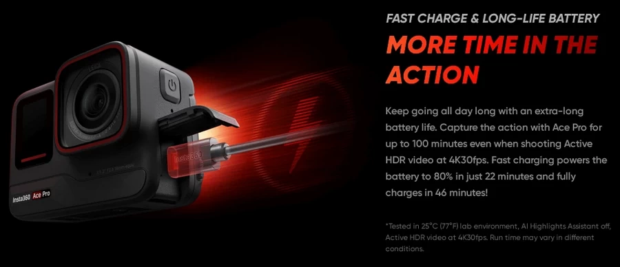 Insta360 ACE Pro 8K Action Camera Co-Engineered With Leica by  in  - EC MALL