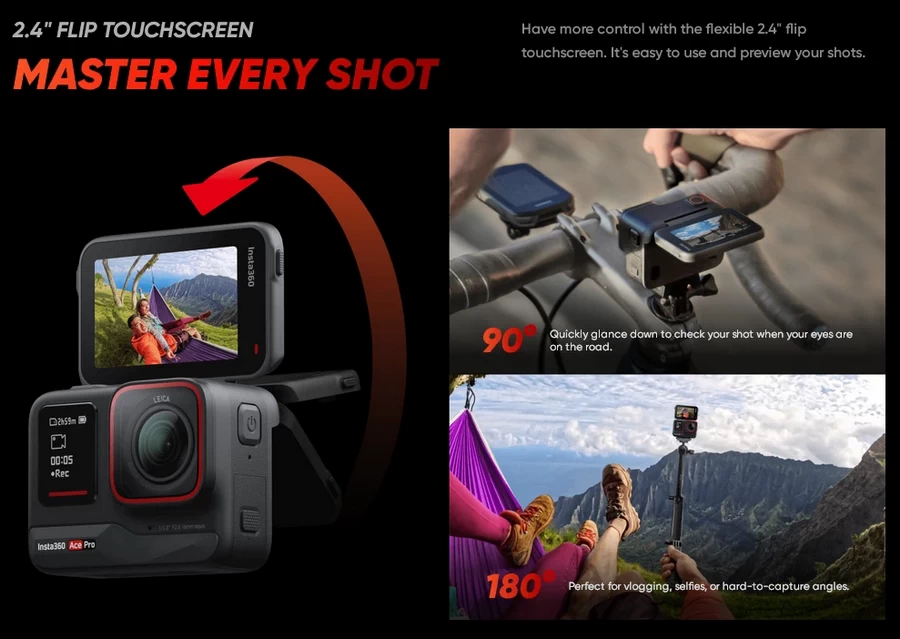 Insta360 ACE Pro 8K Action Camera Co-Engineered With Leica by  in  - EC MALL