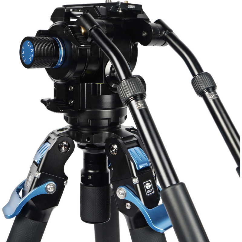 Sirui SVT75 Pro Rapid System One-Step Release Video Tripod with SVH15 Video Fluid Head Kit by  in  - EC MALL