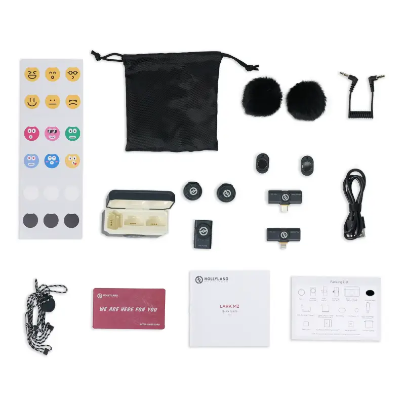 Hollyland Lark M2 Duo Wireless Microphone by  in  - EC MALL