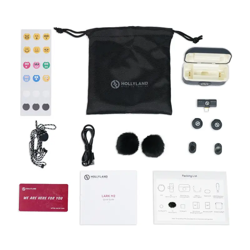 Hollyland Lark M2 Duo Wireless Microphone by  in  - EC MALL