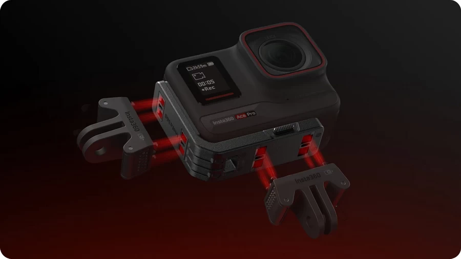 Insta360 Ace/Ace Pro Vertical &amp; Horizontal Mount by  in  - EC MALL