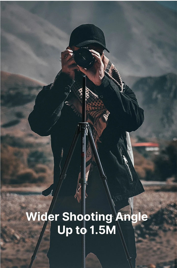 Ulanzi Coman ZERO-Y Profesional Carbon Travel Tripod by  in  - EC MALL