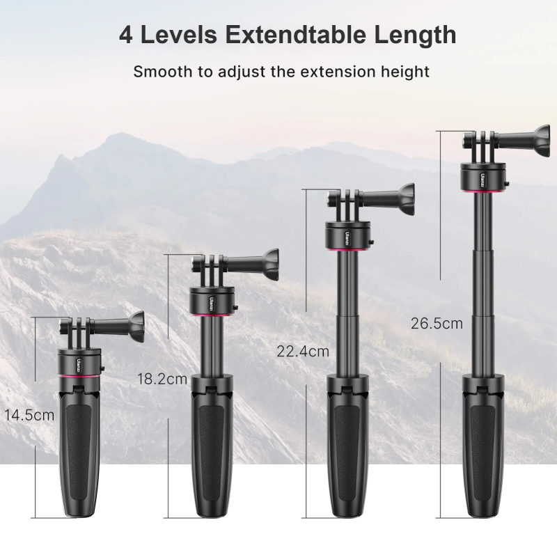 Ulanzi Go Quick II Tripod 4 Stage Height From 14.5 cm to 26.5 cm For Gopro 12 / 11 / 10 / 9 by  in  - EC MALL
