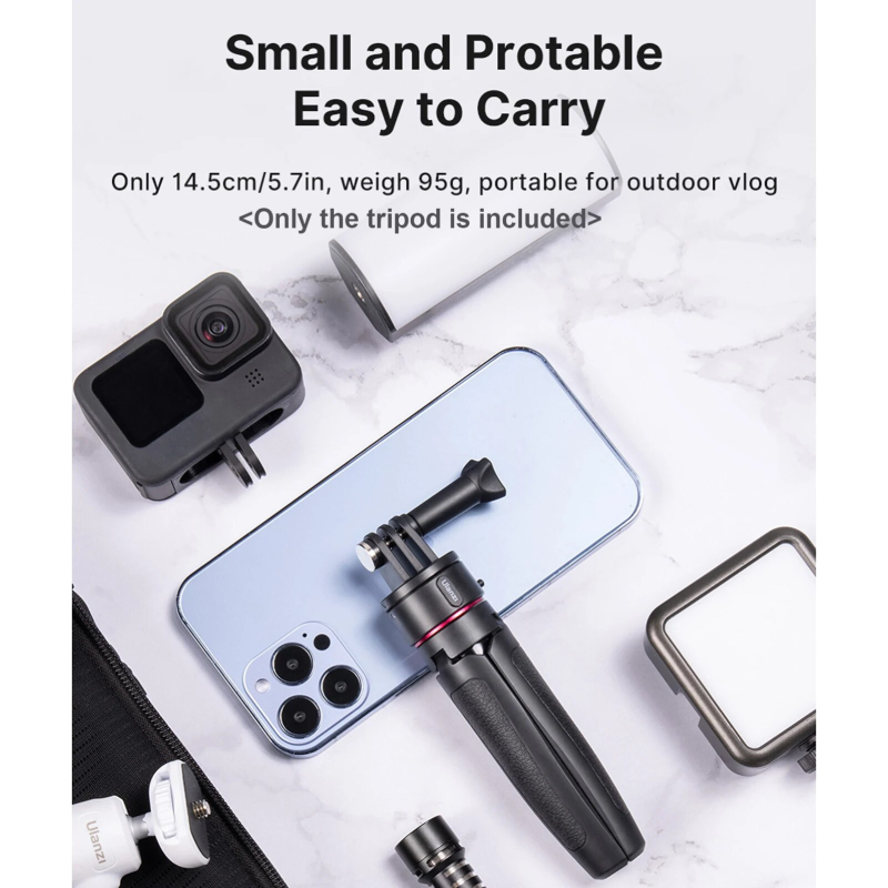 Ulanzi Go Quick II Tripod 4 Stage Height From 14.5 cm to 26.5 cm For Gopro 12 / 11 / 10 / 9 by  in  - EC MALL