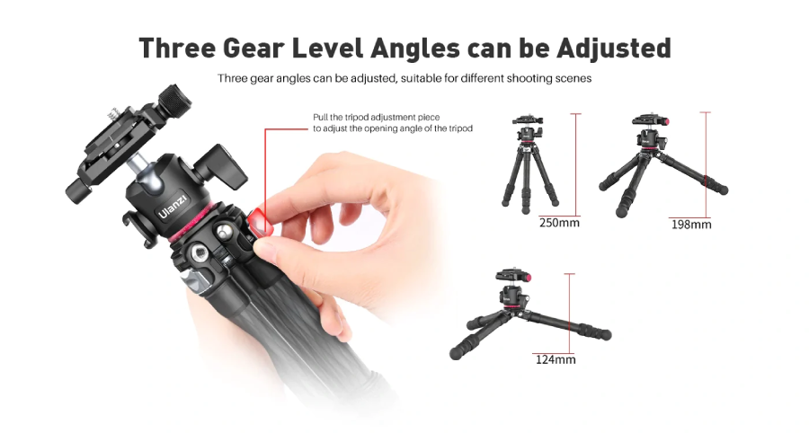 Ulanzi MT-20 Professional Carbon Fiber Tripod Monopod by  in  - EC MALL